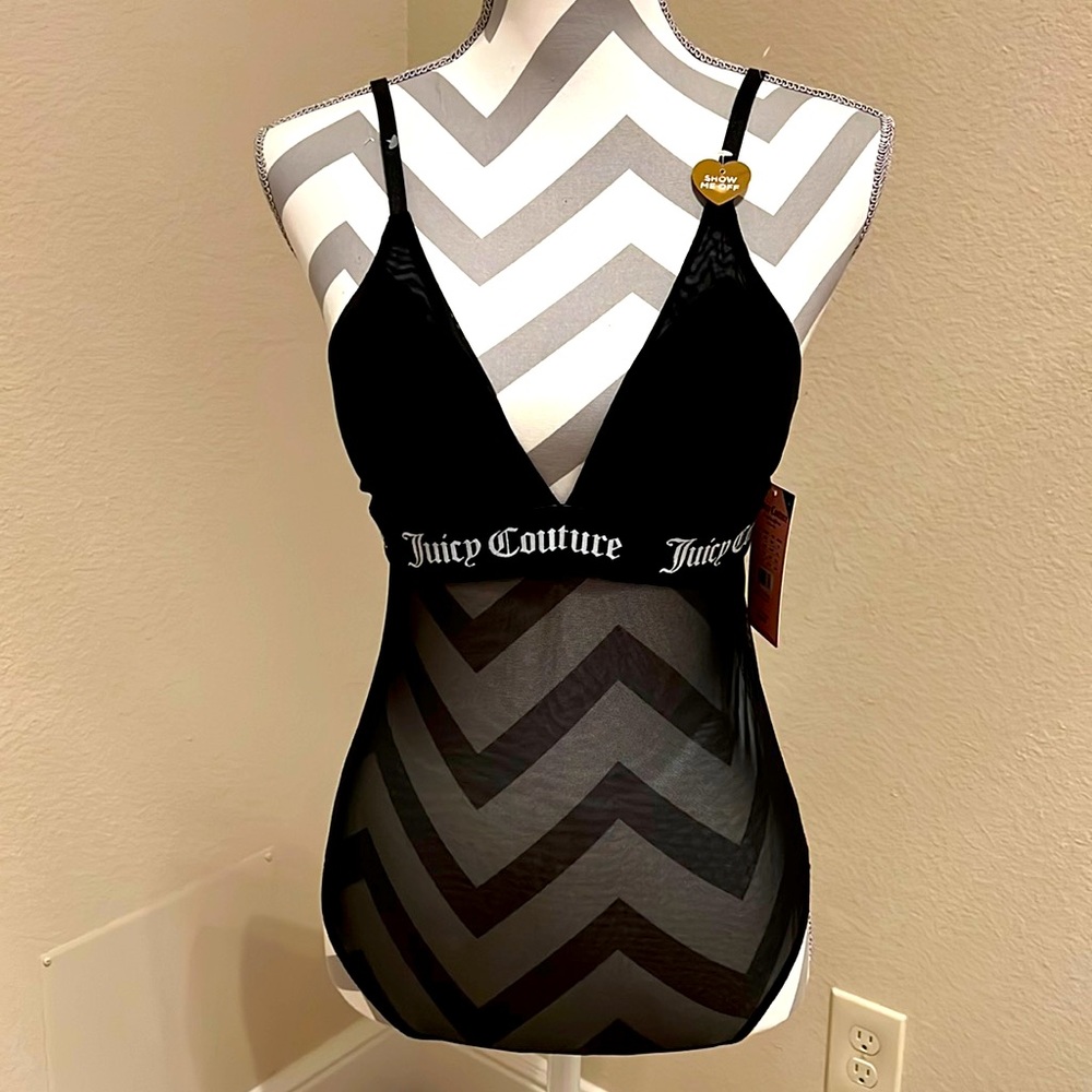 Juicy Couture Sexy Mesh Bodysuit like new